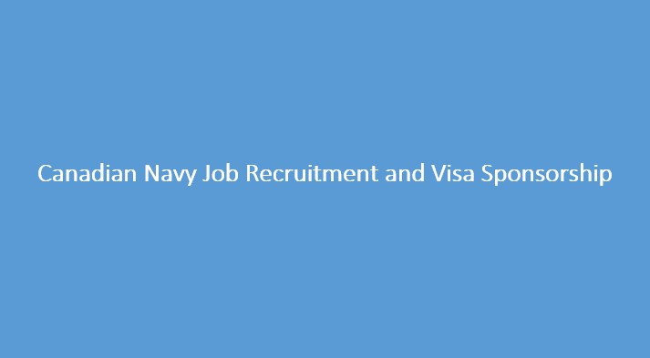 Canadian Navy Job Recruitment